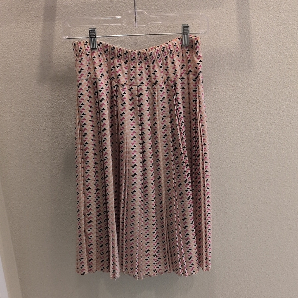 Patterned Pink Skirt